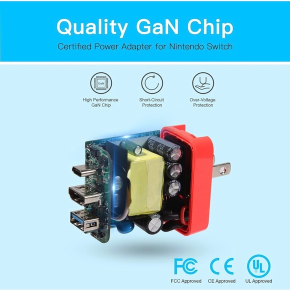 Portable Dock Charger Adapter Switch Accessory PD 36W USB C 4K 60Hz HDMI - Picture 7 of 11